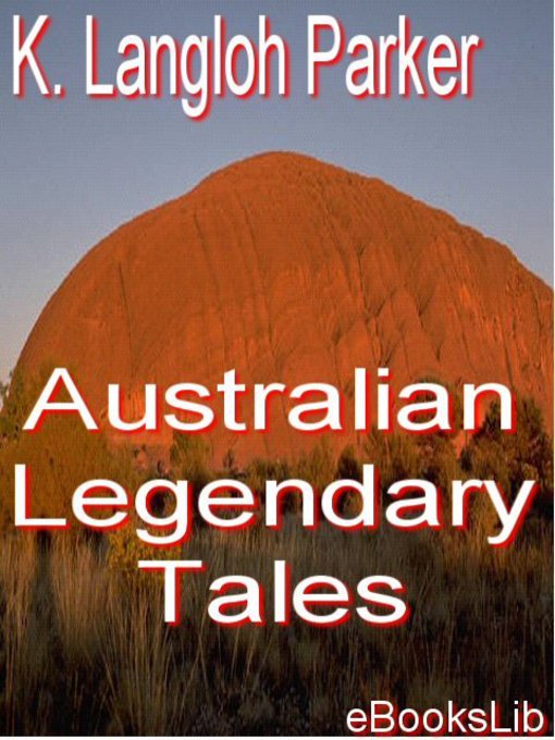 Cover image for Australian Legendary Tales